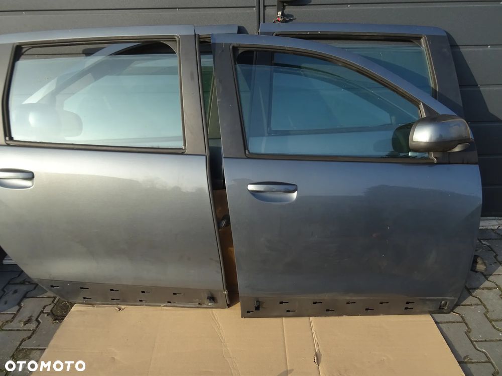 DACIA LODGY DOKKER DRZWI PRAWE PRZEDNIE GRAFIT  LADNE KOMPLETNE BRAK LISTWY wysylka w cenie CZESCI ROZNE