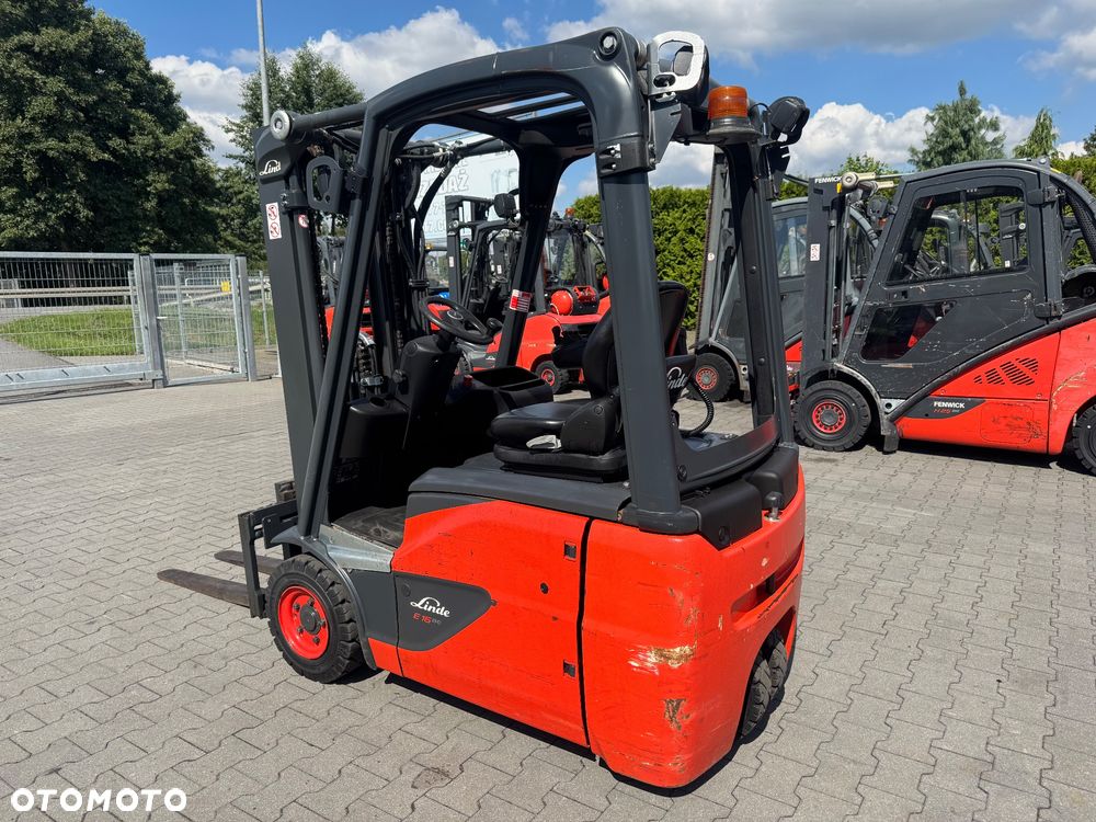Linde Linde E16 Evo tylko 1360 mth 2020 triplex wolny skok h20 h18 toyot - 4
