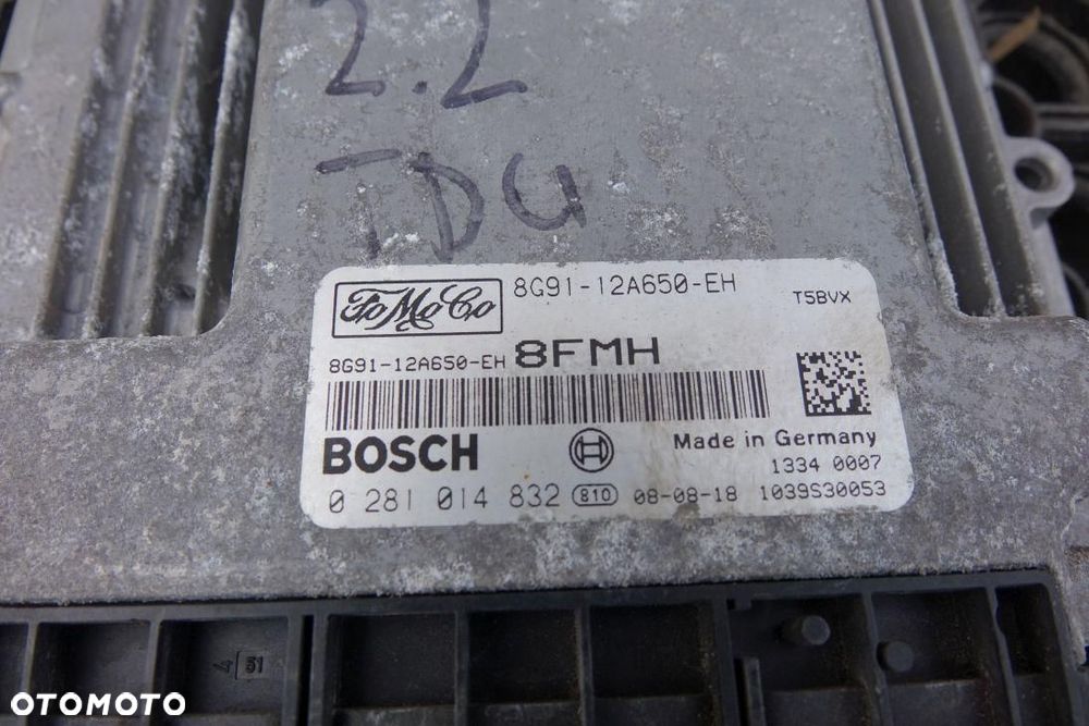 STEROWNIK SILNIKA FORD TDCI 8G91-12A650-EH - 2