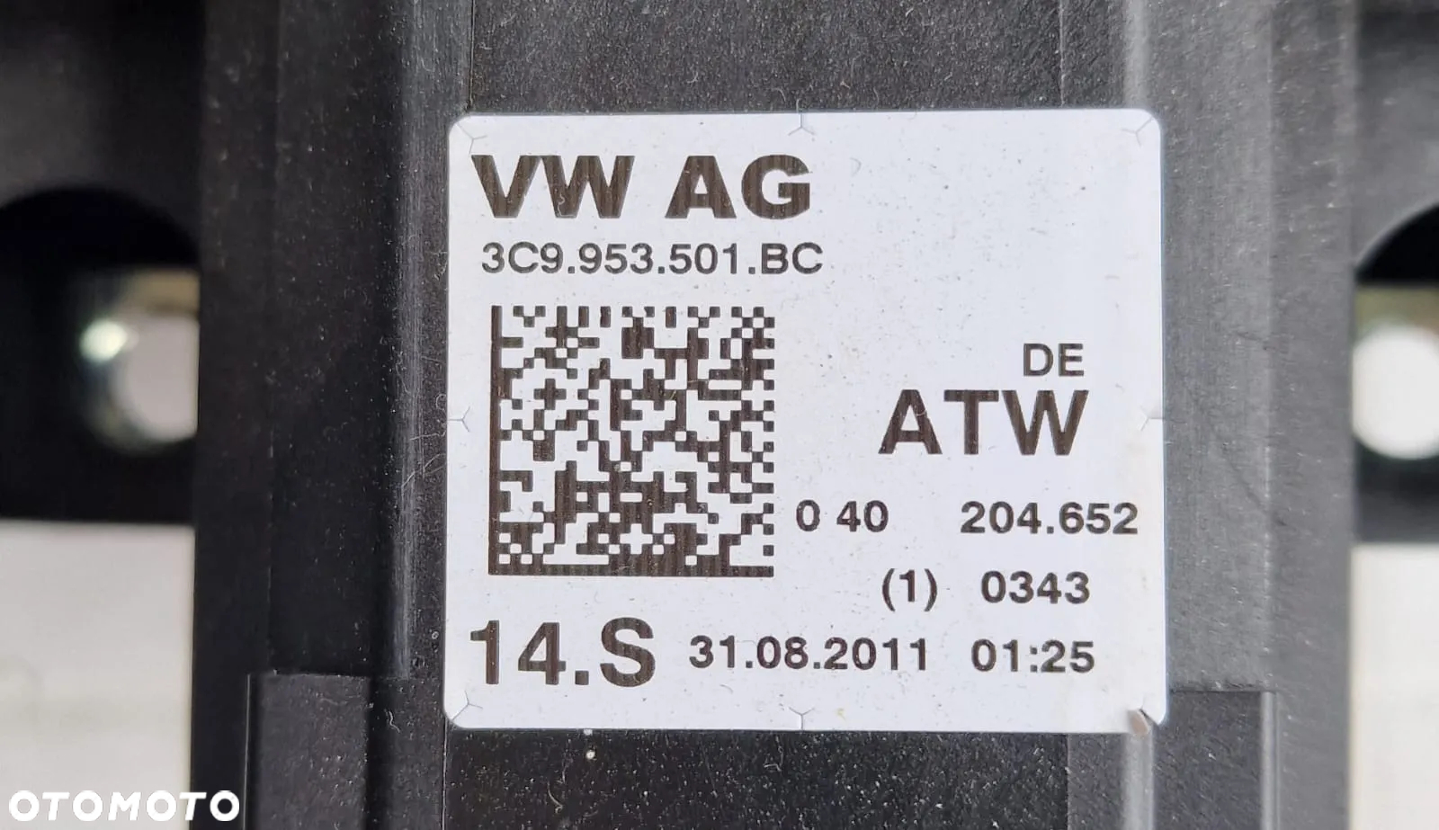 MANETKA , PRZEŁĄCZNIK ZESPOLONY , TAŚMA CZUJNIK V3C9953502A , 3C9953501BC , 5K0953569ASW PASSAT B7 - 7