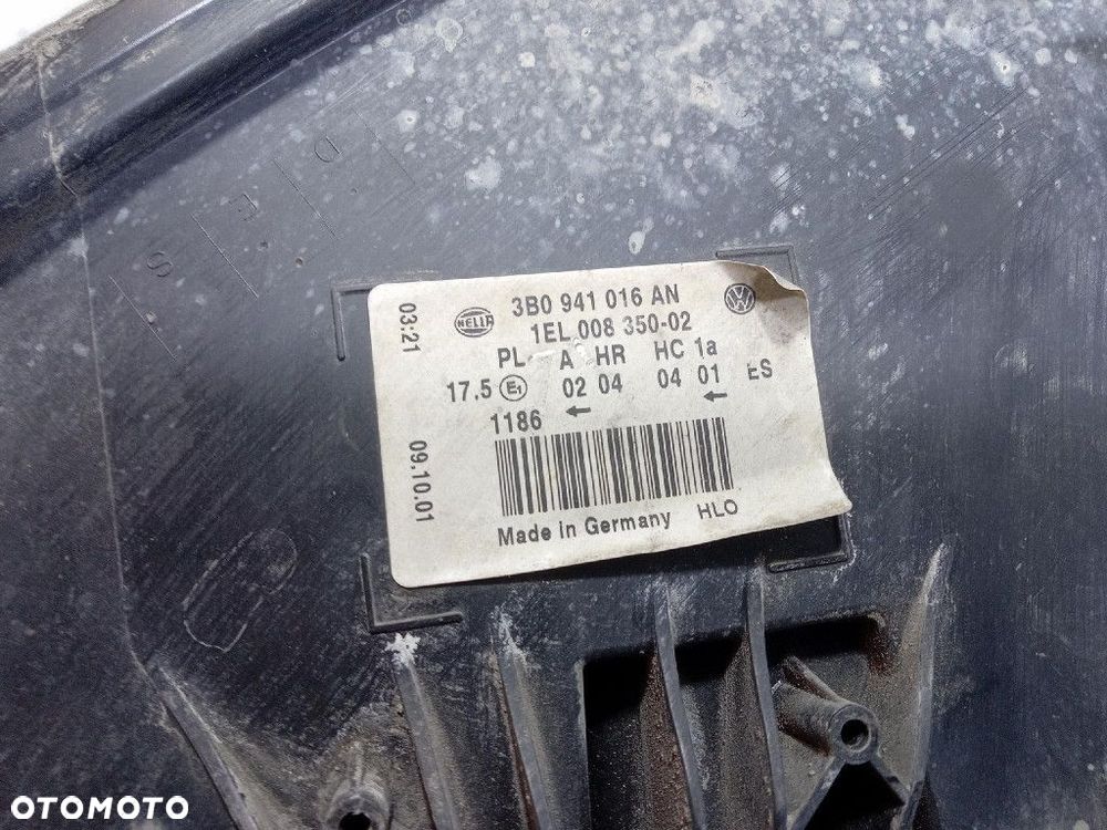 VW PASSAT B5 FL LIFT REFLEKTOR PRAWY LAMPA EU 3B0941016AN - 5