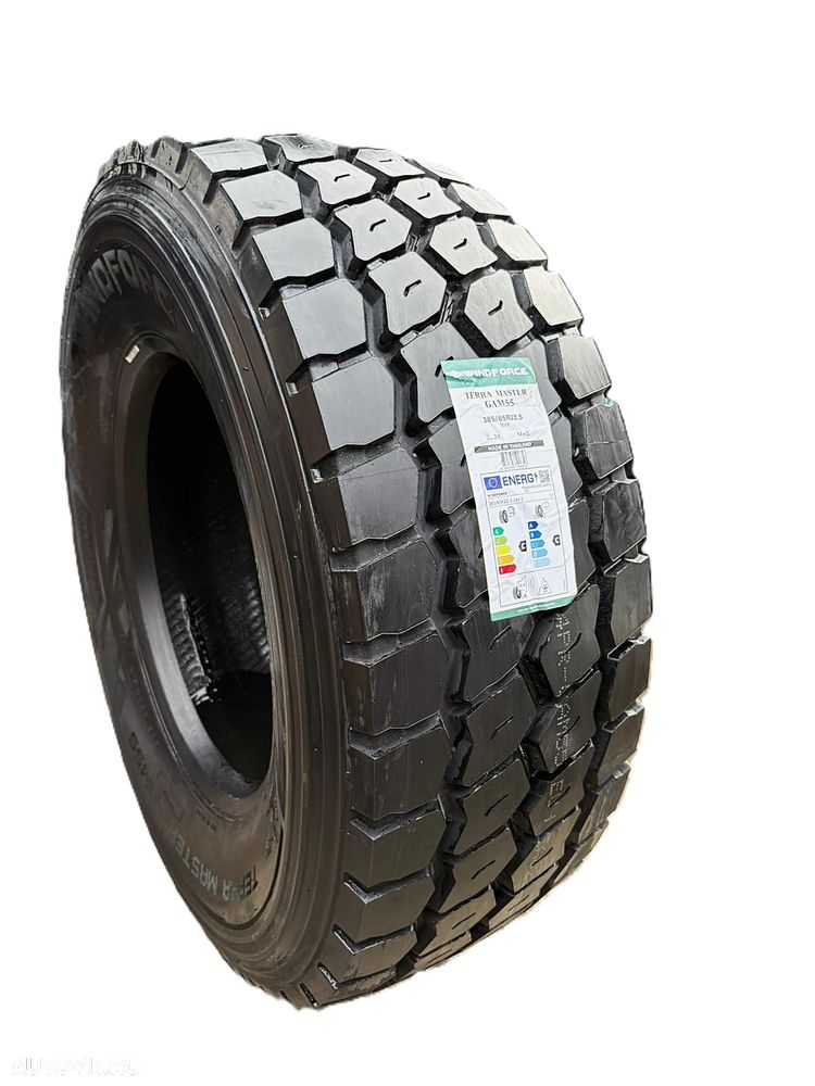 WINDFORCE 385/65R22.5 164K TERRA MASTER GAM55 (TRAILER ON/OFF) TL THGAM5502 [C/C/74DB/B] MADE IN THAILAND SUPRASARCINA - 1