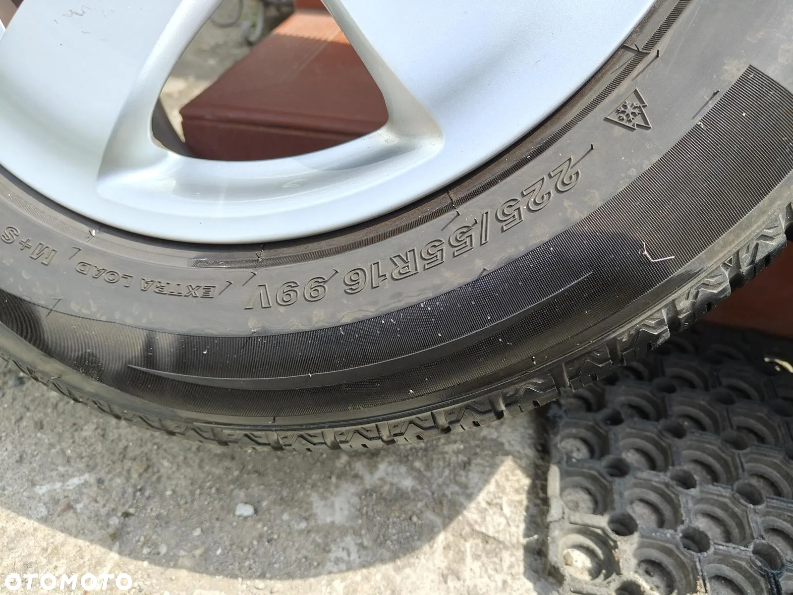 MERCEDES W211 VITO FELGI Aluminiowe Koła 16 5X112 +opony zimowe z 2023 roku - 15