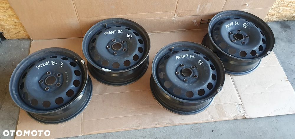Felgi stalowe koła VW 5x112 6.5J ET50 16" R16 VW Passat B6 1K0601027A - 1