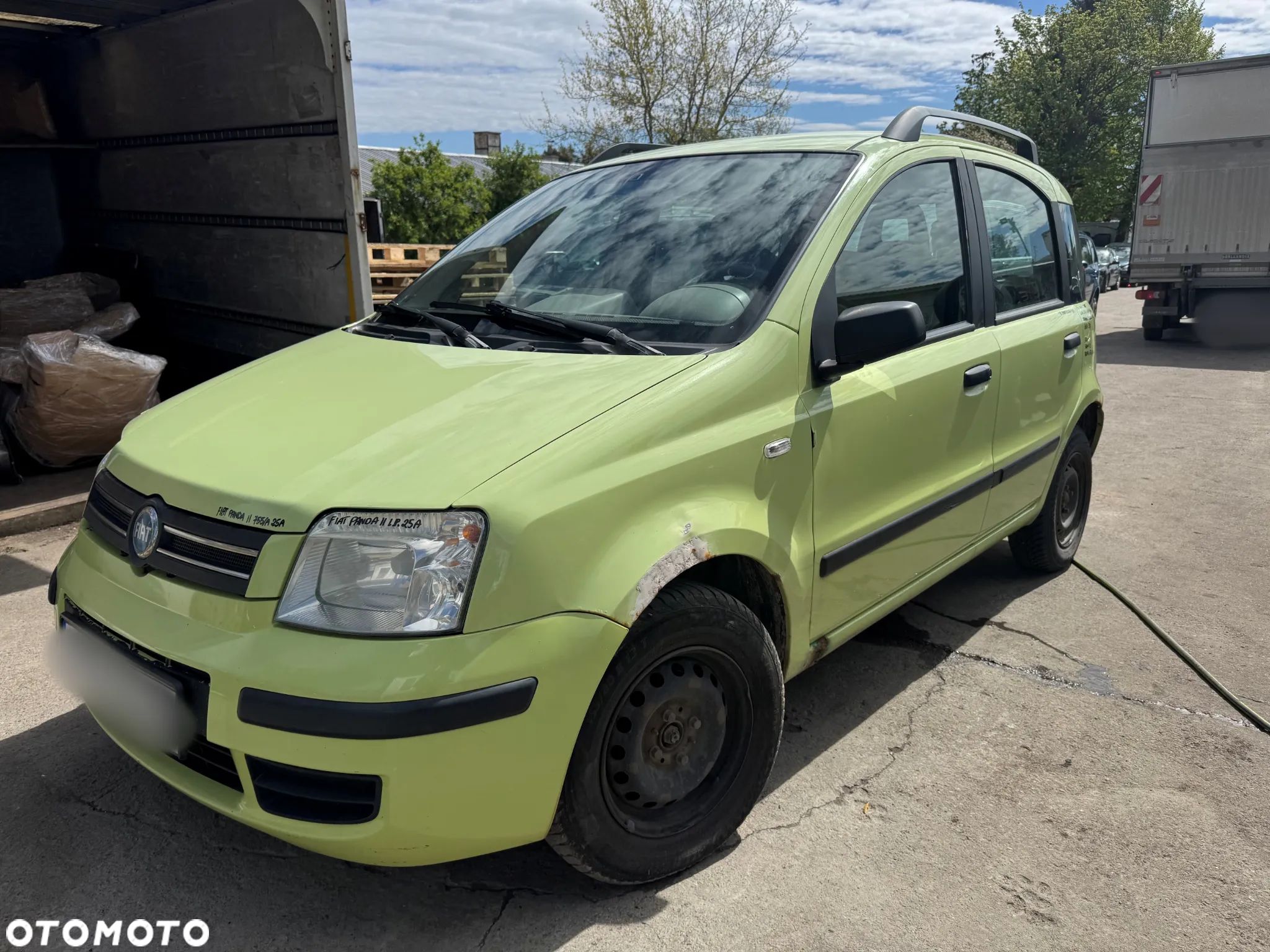 FIAT PANDA II 2005 1.2 8V 733/A ZIELONA NA CZĘŚCI - 1