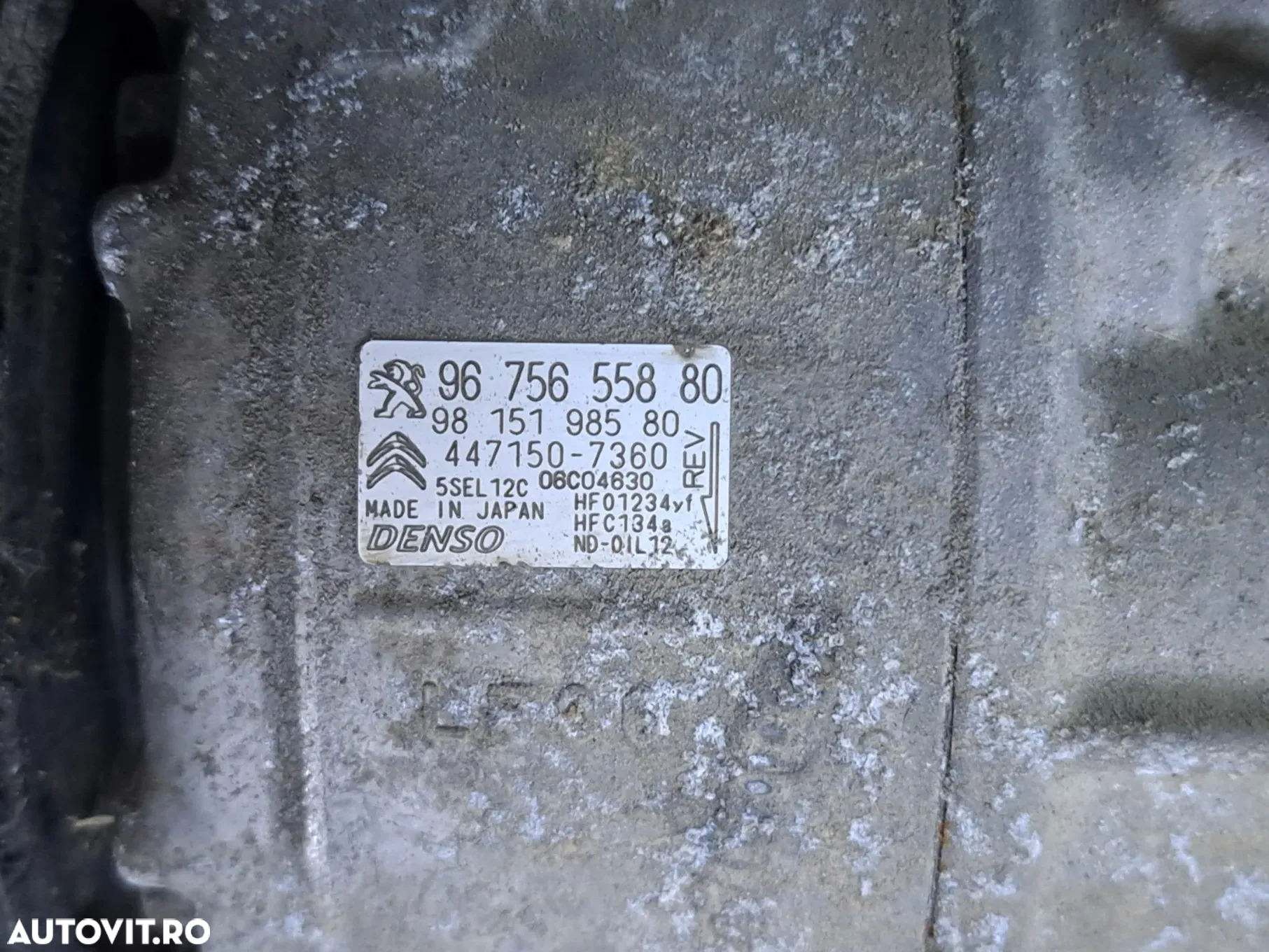 Compr4esor clima ac aer conditionat Denso Citroen C4 DS4 Picasso 2 Grand Minivan Peugeot Opel - 2