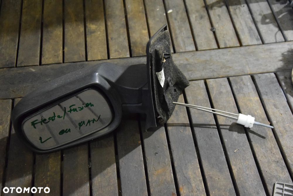 Ford Fusion 02-05 Fiesta mk6 Lusterko zewnętrzne LEWE czarne manualne EUROPA - 2