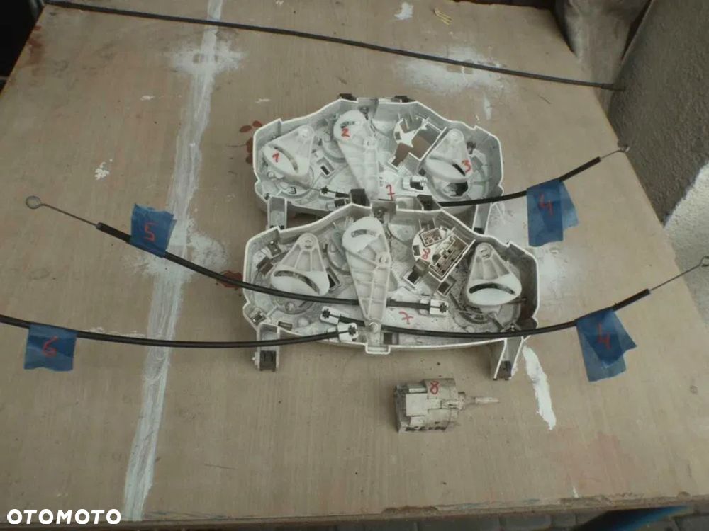 linka zębatka cięgno ciepło zimno nawiewu panel fiat 500