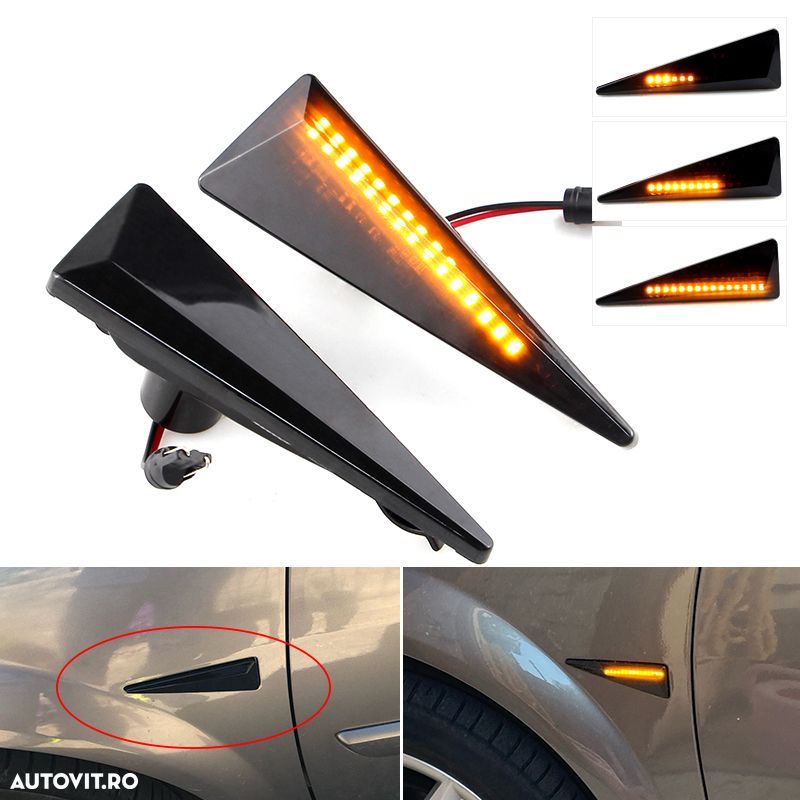 Semnalizări LED Secvențiale Renault - Megane, Scenic, Espace etc. - 1