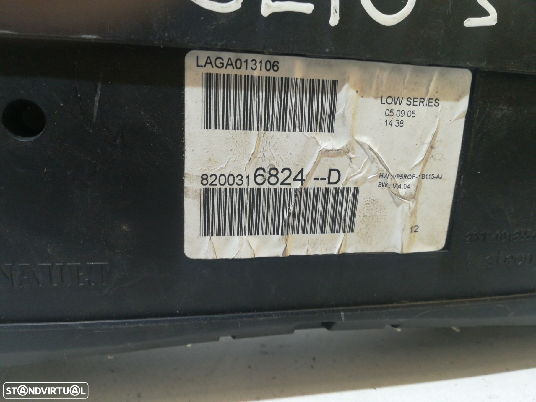 Quadrante / painel de instrumentos RENAULT Clio III (BR0/1, CR0/1) - 3