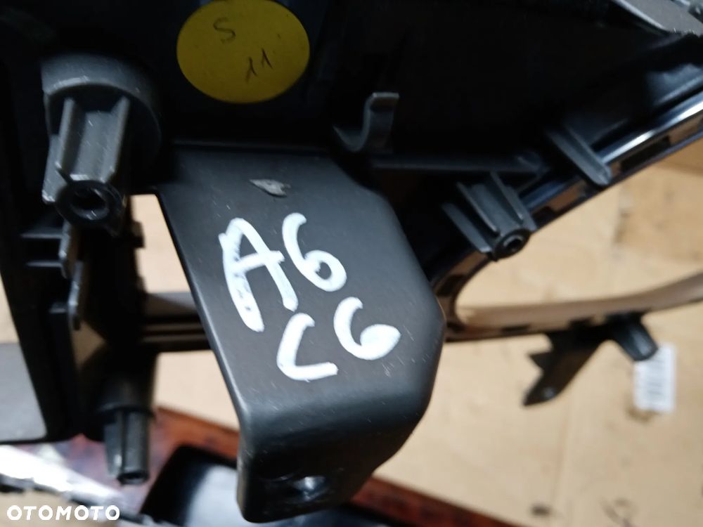 Osłona obudowa licznika zegarów dekor Audi A6 C6 4F1857115B - 7