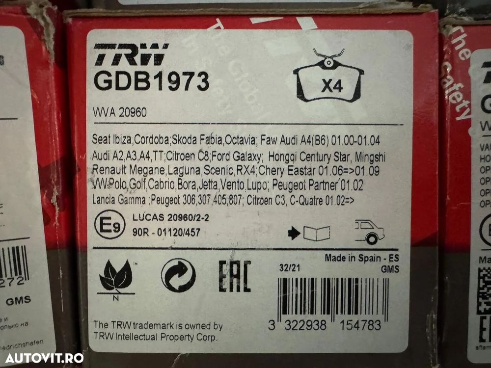 GDB1973 | Set Placute Frana | Seat Leon - 1