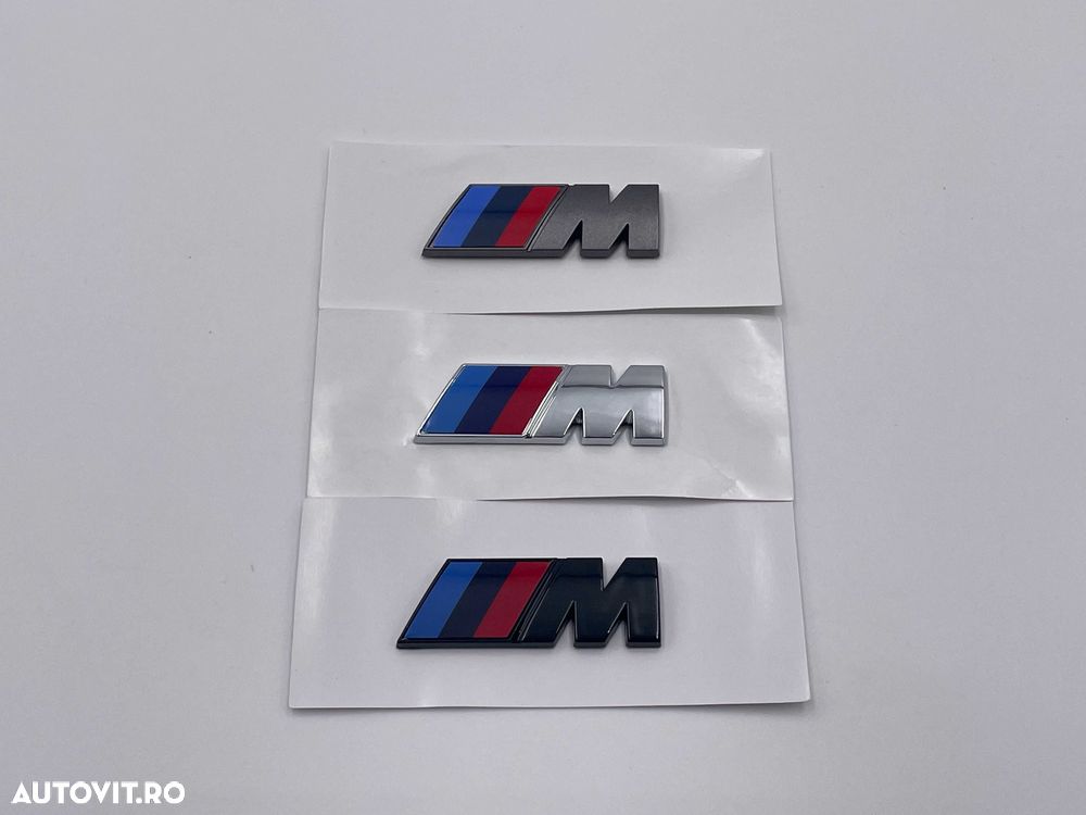 Emblema Compatibila BMW M aripa gri seria 3 4 5 6 7 8 nou - 4
