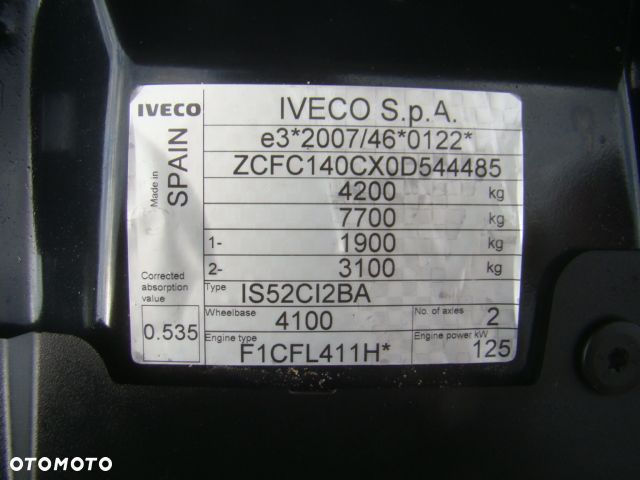 Iveco DAILY 50 C 17 3.0TDI NAJAZD AUTOMAT 3.5T 5.30M PODUSZKI - 21