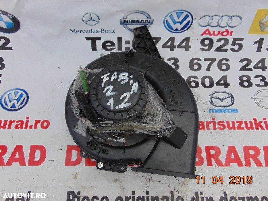 Motoras aeroterma Skoda Fabia 2 2006-2014 Polo Seat Ibiza Cordoba - 1