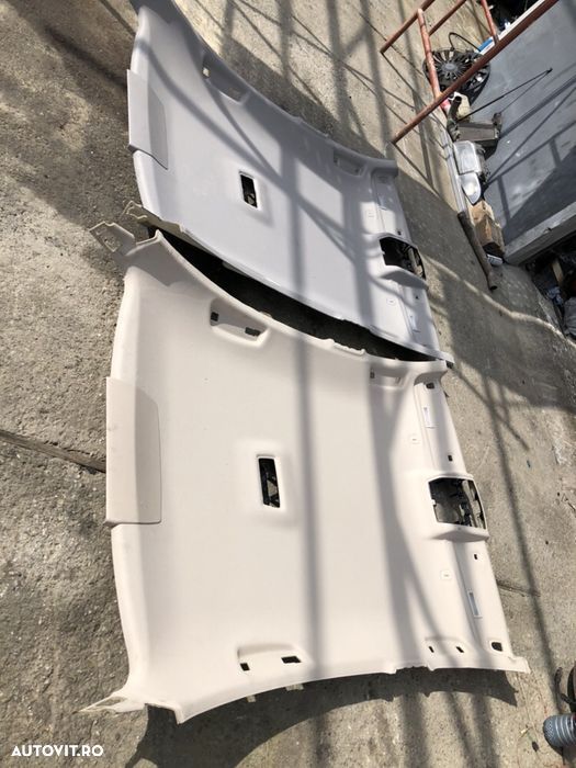 Plafon interior textil crem sau gri BMW F10 520d 2010-2016 seria 5 518d 525d 530xd fără trapa - 1