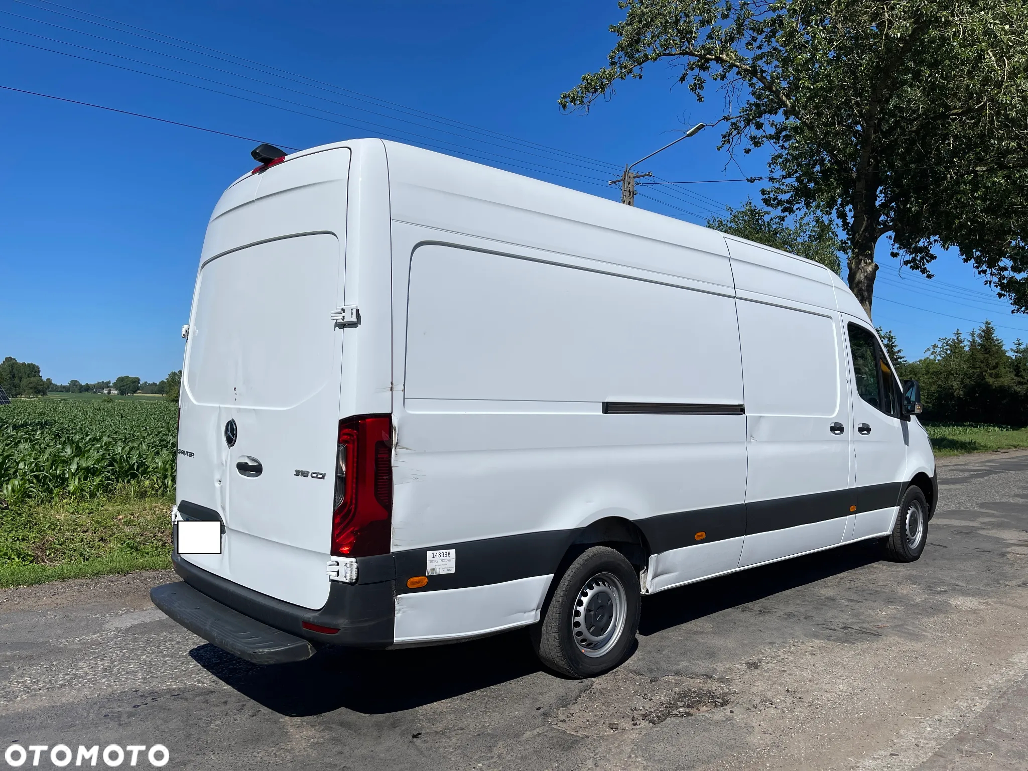 Mercedes-Benz Sprinter W907 MAXI MAX DŁUGI 316 CDI 2.2 CDI 163 KM Navi Tablet Klima Kamera cofania LED - 4