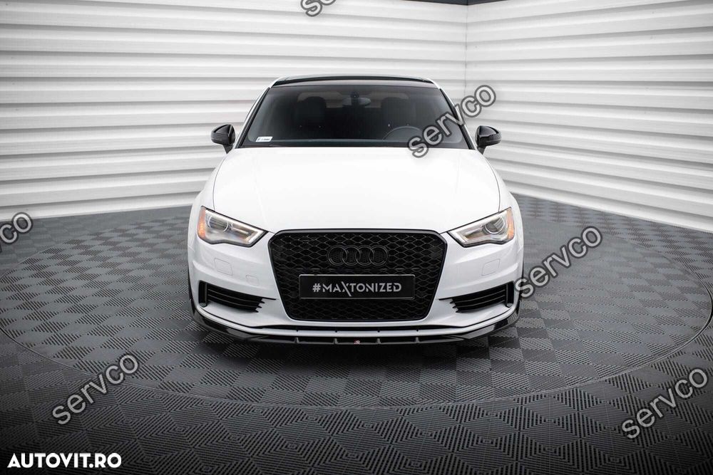 Prelungire bara fata Audi A3 8V Sedan 2013-2016 v30 - Maxton Design - 2