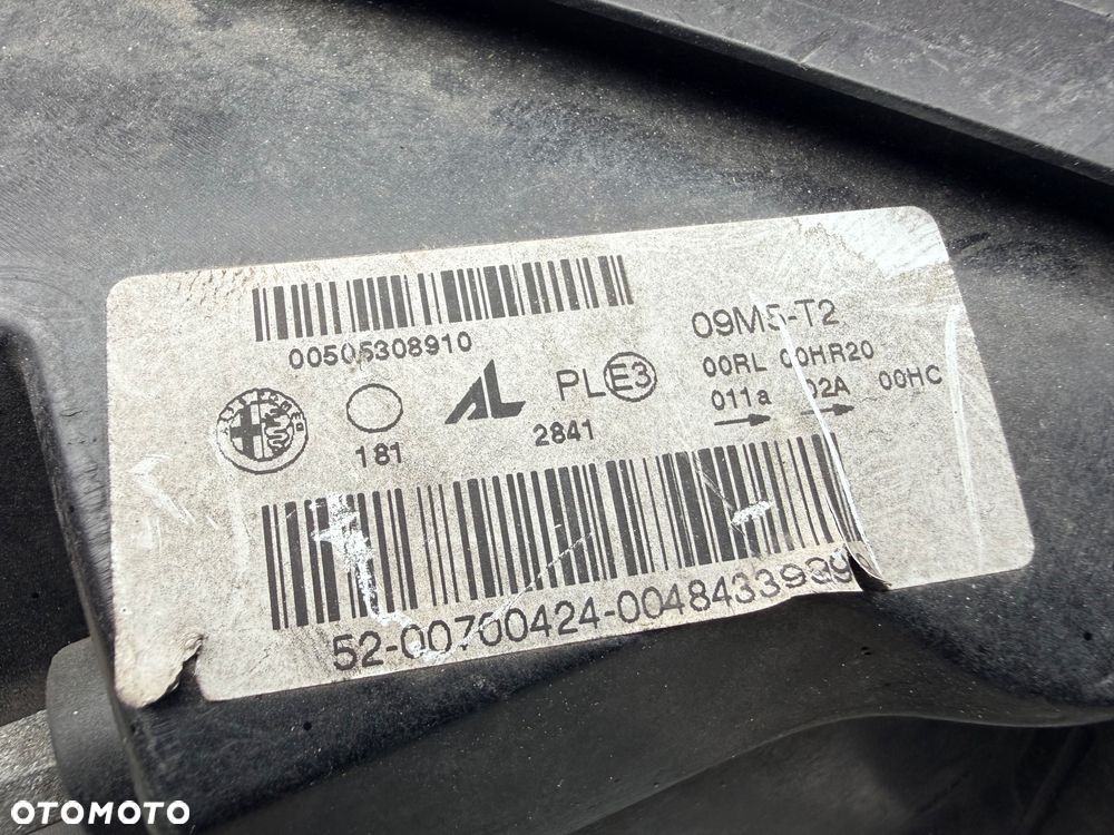 Lampa przednia ALFA ROMEO GIULIETTA ZWYKŁA LED CIEMNA LEWA EUROPA ORG AL - 3