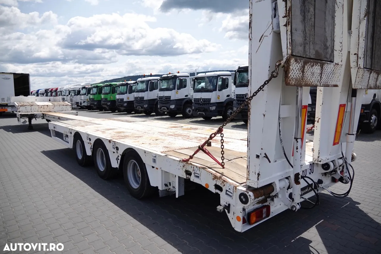 Faymonville ȘASIU JOS FAYMONVILLE / STN-3A / EXTENSIBIL / VANZĂ PORTABILE / 19 M / RAMPE HIDRAULICE / IMPORTATE - 13