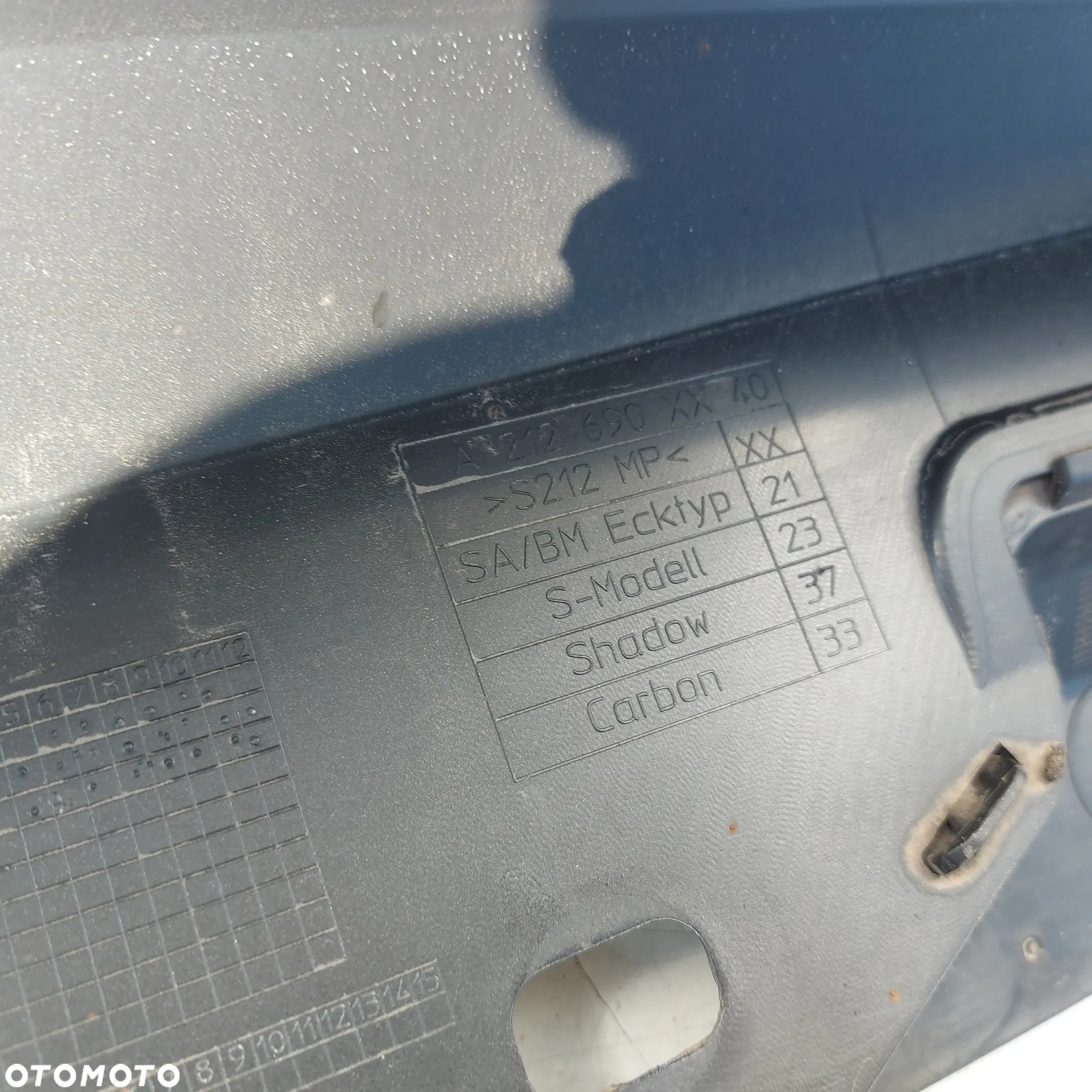 LISTWA PROGOWA LEWA AMG 755 LAK MERCEDES E W212 LIFT COMBI KOMBI ORYGINAL DEMONTAZ 2126902340 - 7