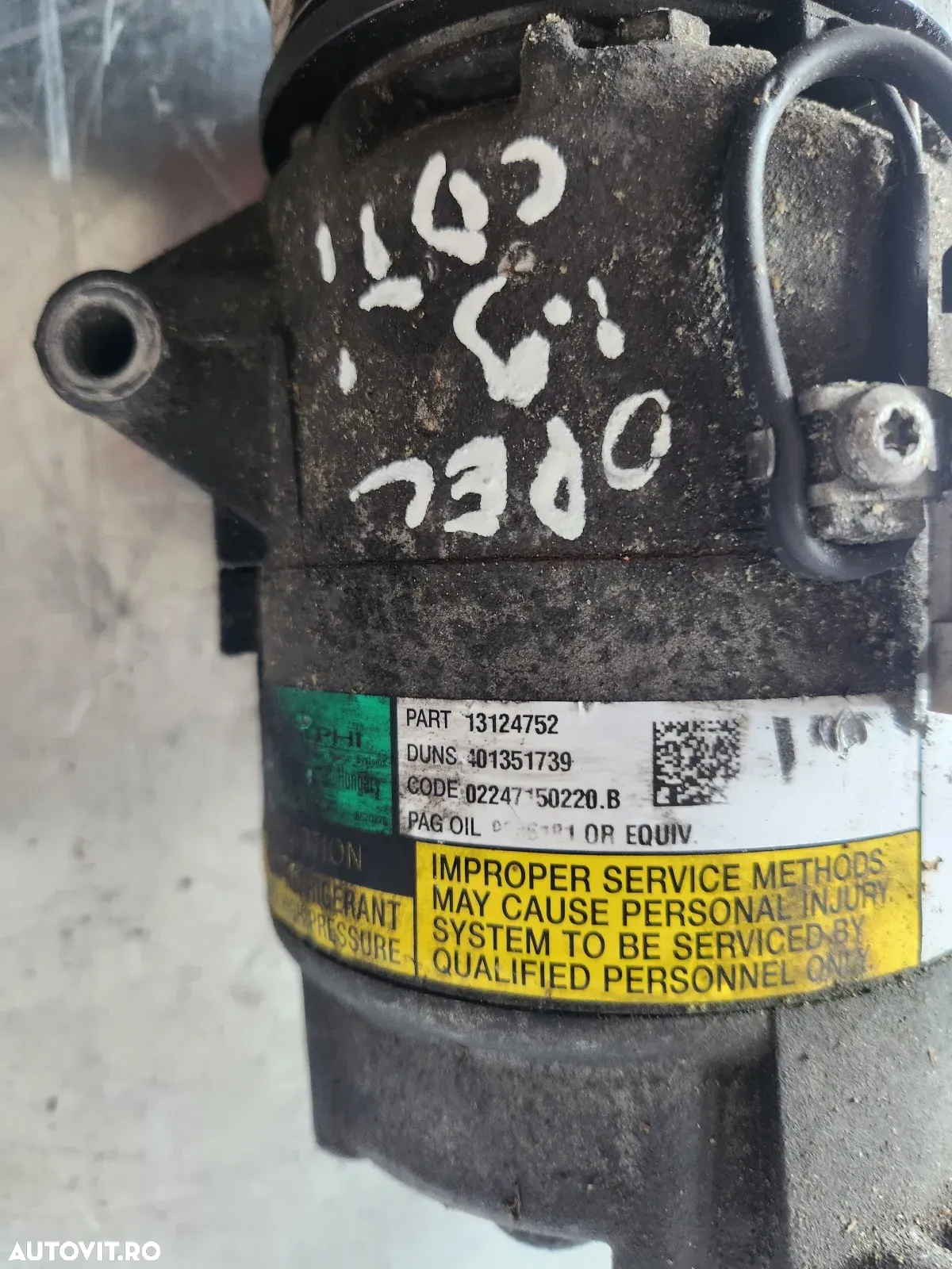 Compresor Clima Aer Conditionat AC Opel Astra H Zafira B 1.9 Cdti Cod - 5