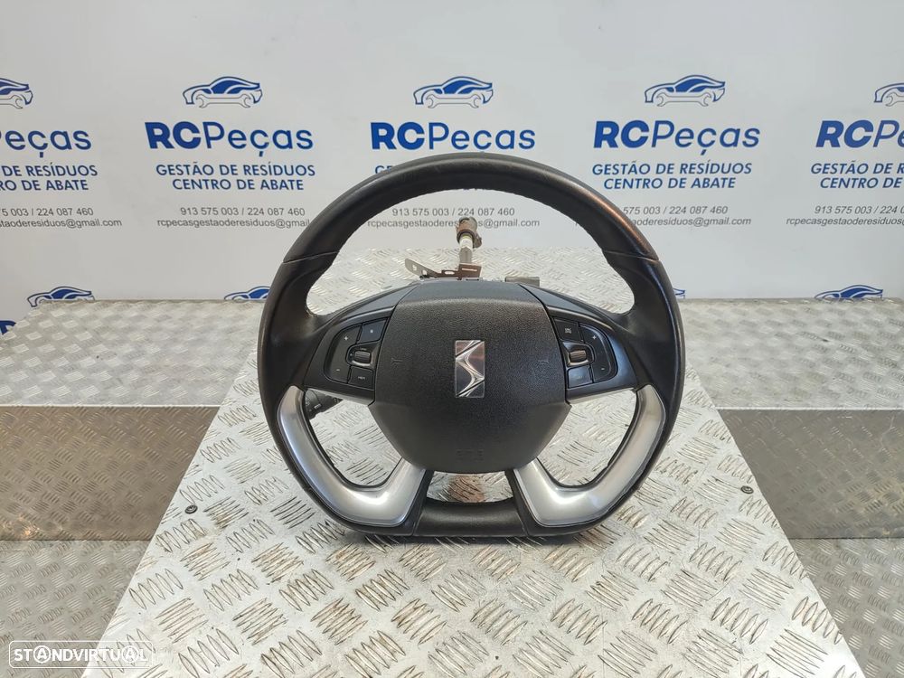 Volante Completo Em Pele Flat Bottom Citroen DS5 - 2