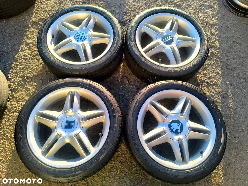 5x100 Alufelgi Felgi Aluminiowe 17 Koła Letnie Lato SEAT 1M0 LEON I TOLEDO II SKODA OCTAVIA I VW GOLF IV 4 BORA NEW BEETLE AUDI A3 8L TT 5,5mm Legnica ALU-RAD 205/50 - 1