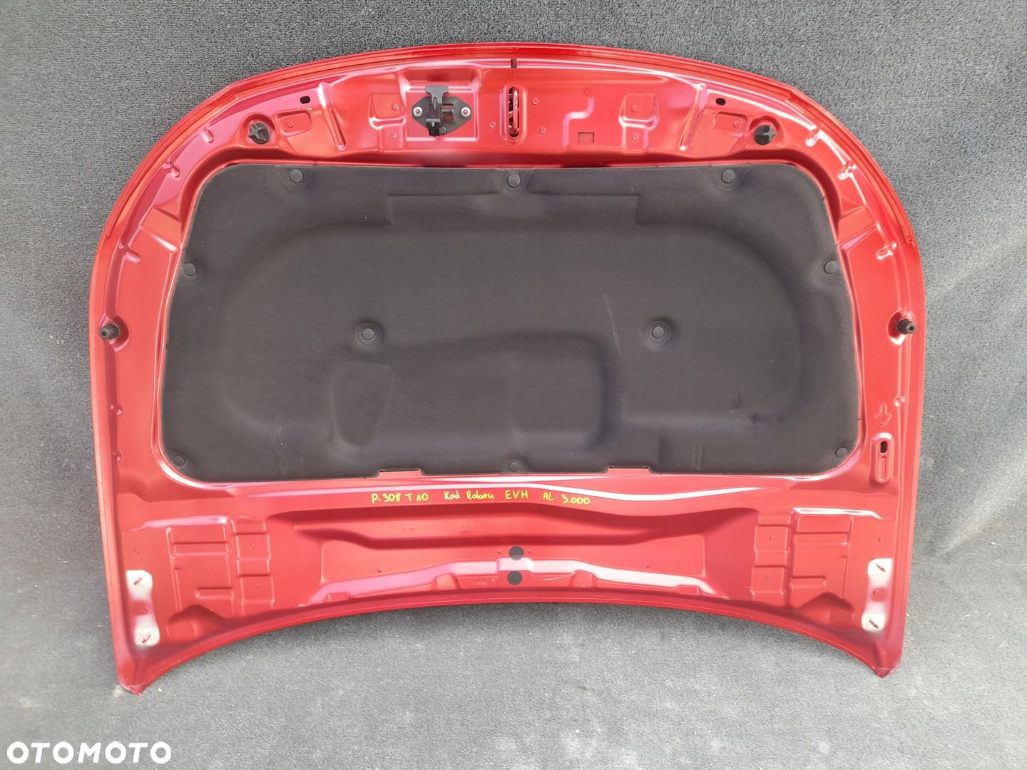 Maska Peugeot 308 T10 -Lakier EVH - 2