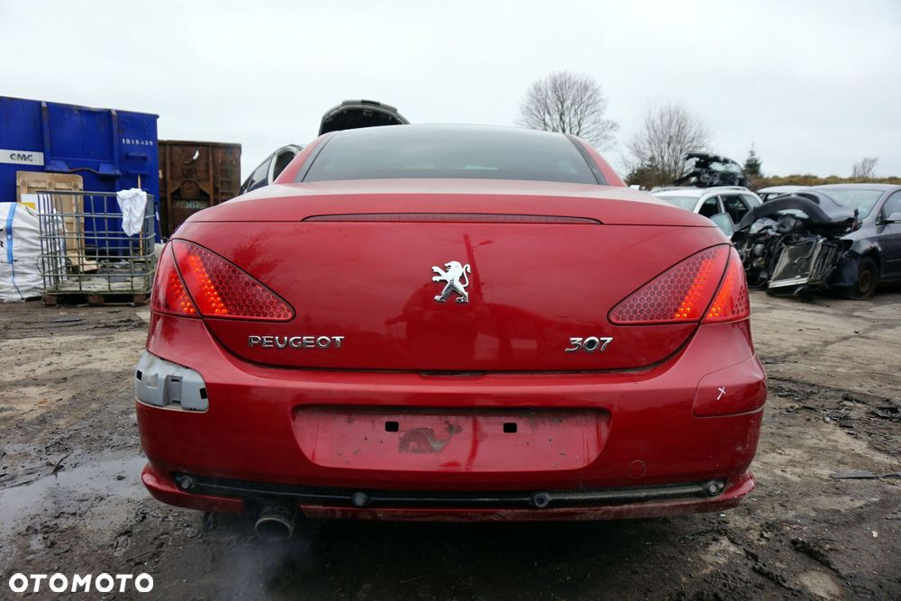 PEUGEOT 307 CC CABRIO 2003 LKRD 2.0 16V EW10J4S 177KM 20DM43 CZERWONY na części - 4