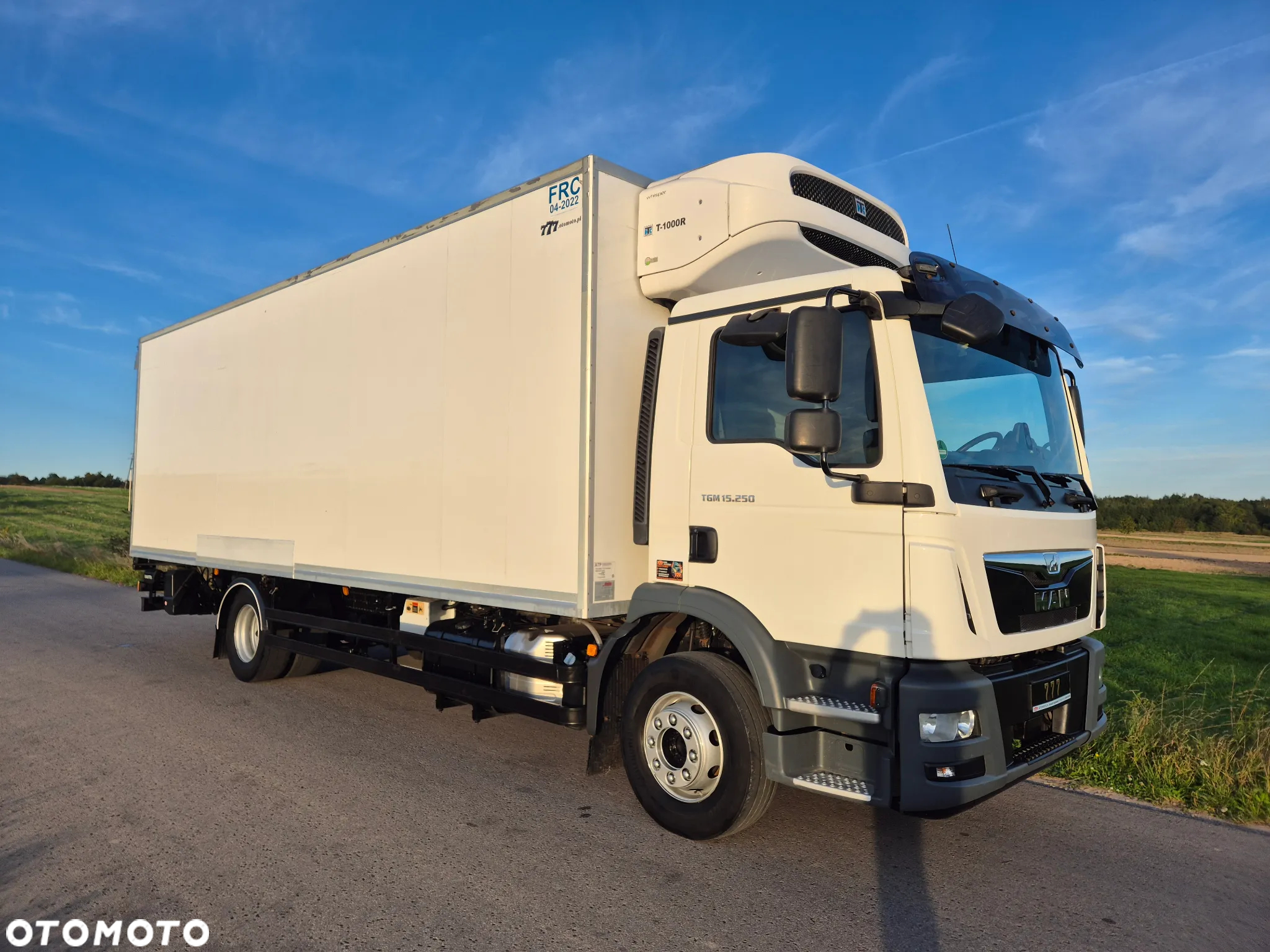 MAN TGM 15.250 7.5m winda AUTOMAT KLIMA z Niemiec EURO 6 / CHŁODNIA T-1000R THERMOKING - 3