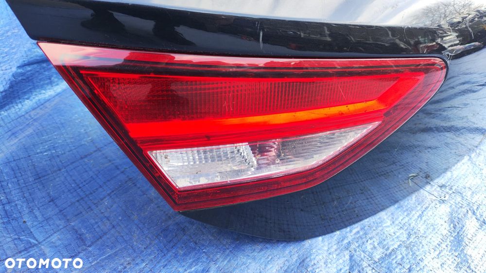 KLAPA ZDERZAK WZMOCNIENIE BELKA OSŁONA LAMPA TYŁ KOMPLETNY TYŁ DUPA CZARNY ORYGINALNY LAKIER SEAT LEON III 3 HB 5D 12-16r - 32