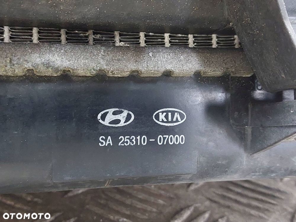 CHŁODNICA WODY + WENTYLATOR KIA PICANTO I 1.1 12V 25310-07000 - 2