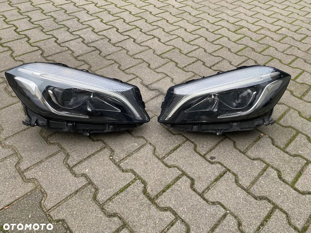 MERCEDES 176 lift lampy przednie led performance kpl. moduly anglik - 1