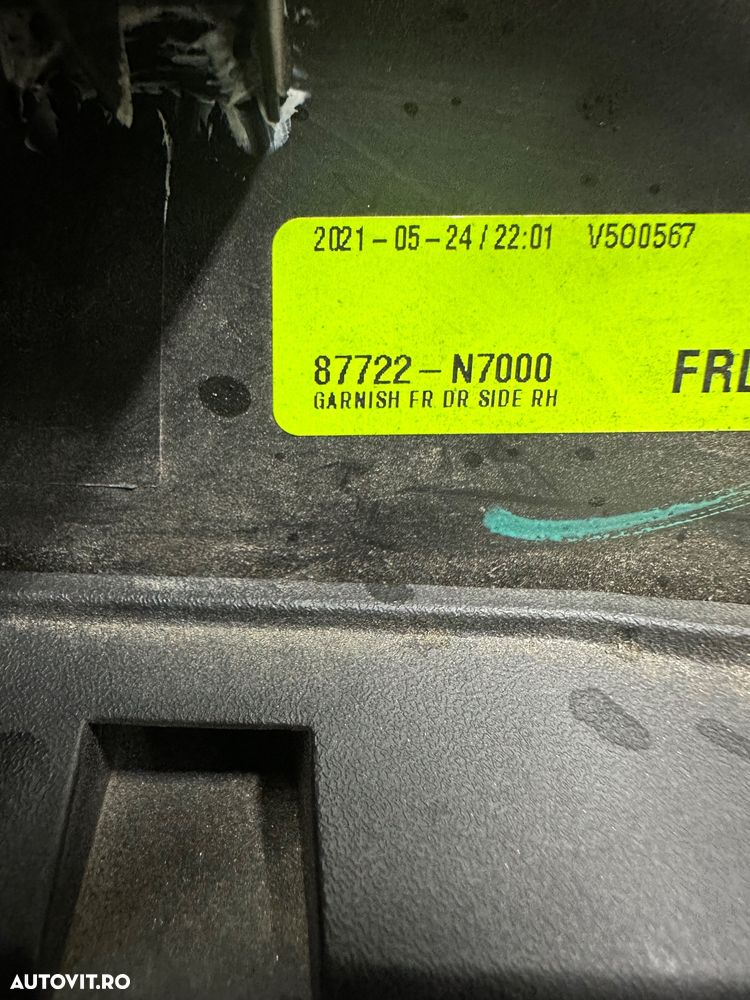 Bandou usa dreapta fata HYUNDAI TUCSON 4 an 2020-2024 cod 87722-N7000 - 3