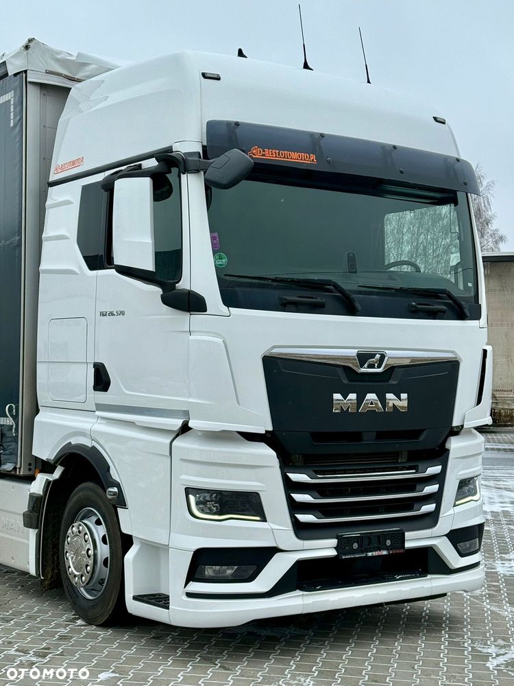 MAN TGX 26.470 / FIRANKA / 19 EUROPALET / XXL / NISKI PRZEBIEG / NOWY MODEL / 6X2 - 7