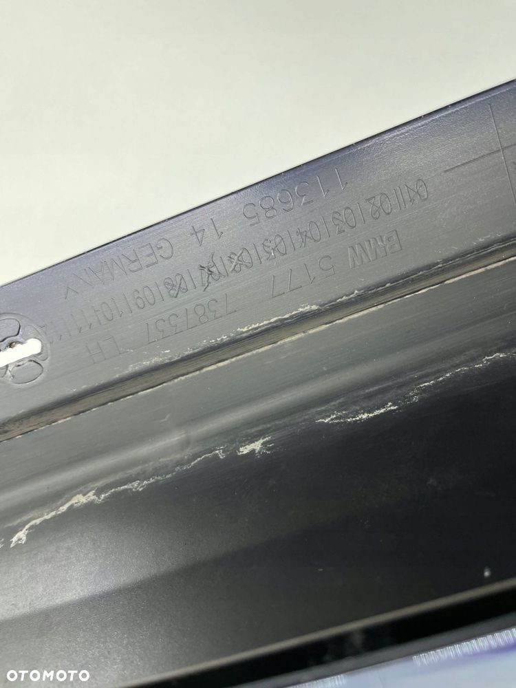 BMW 5 G30 NAKŁADKA LISTWA PROGOWA LEWA A89 7387337 - 13