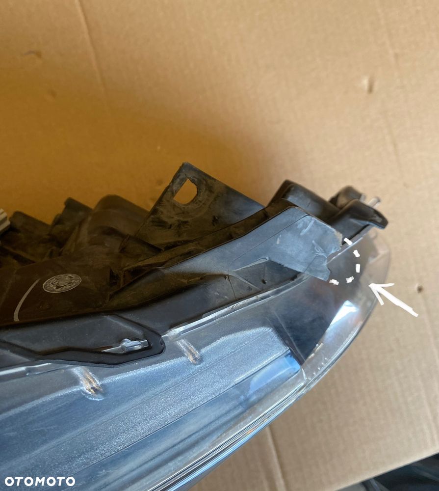 TOYOTA YARIS 3 III lift LAMPA PRZEDNIA PRAWA REFLEKTOR PRZEDNI PRAWY PRZÓD EUROPA soczewka led - 9