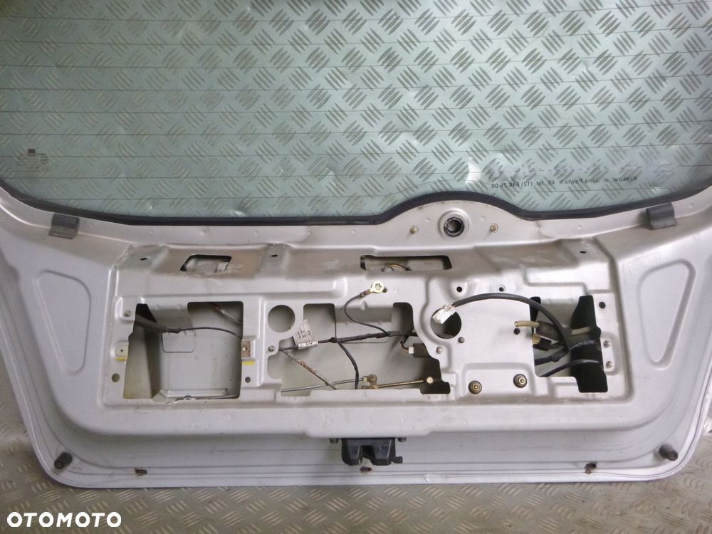 Klapa tył tylna BAGAŻNIKA Chevrolet Aveo I 2003–2007 92U Srebrny - 4