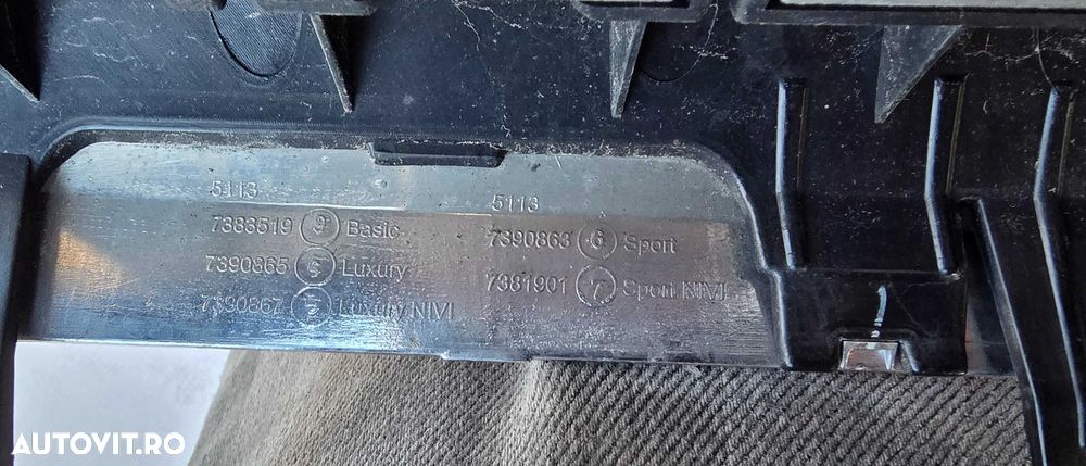 Grila radiator stanga / dreapta BMW Seria 5 G30 G31 2017 - 2020 - 5