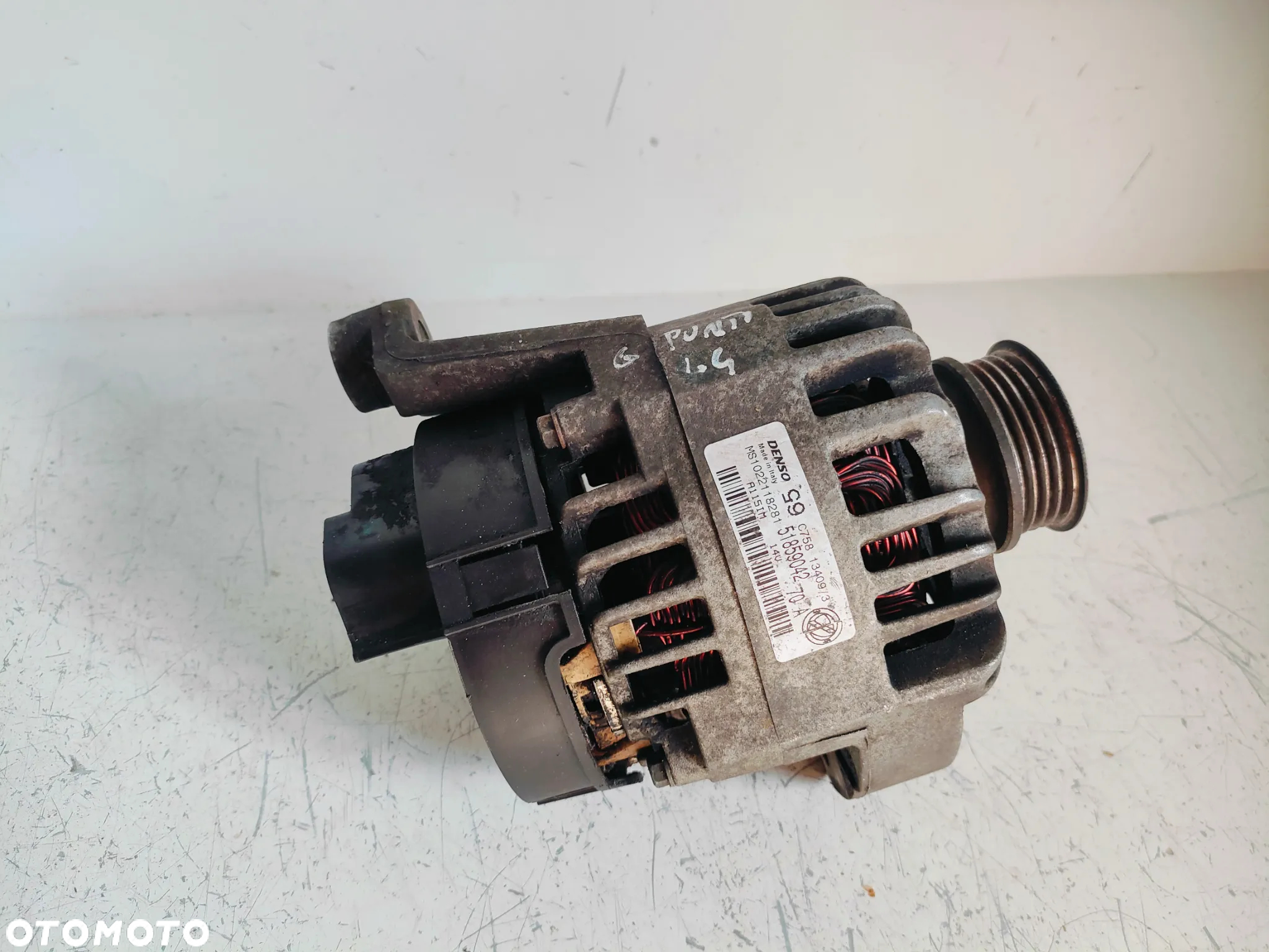 FIAT Grande punto 05- 1.4 Alternator 51859042 70A - 2