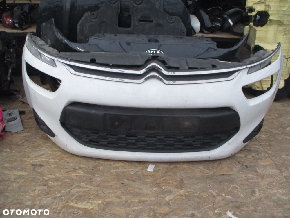 C4 PICASSO II 2014- ZDERZAK PRZEDNI PRZÓD EWP BIAŁY - 1