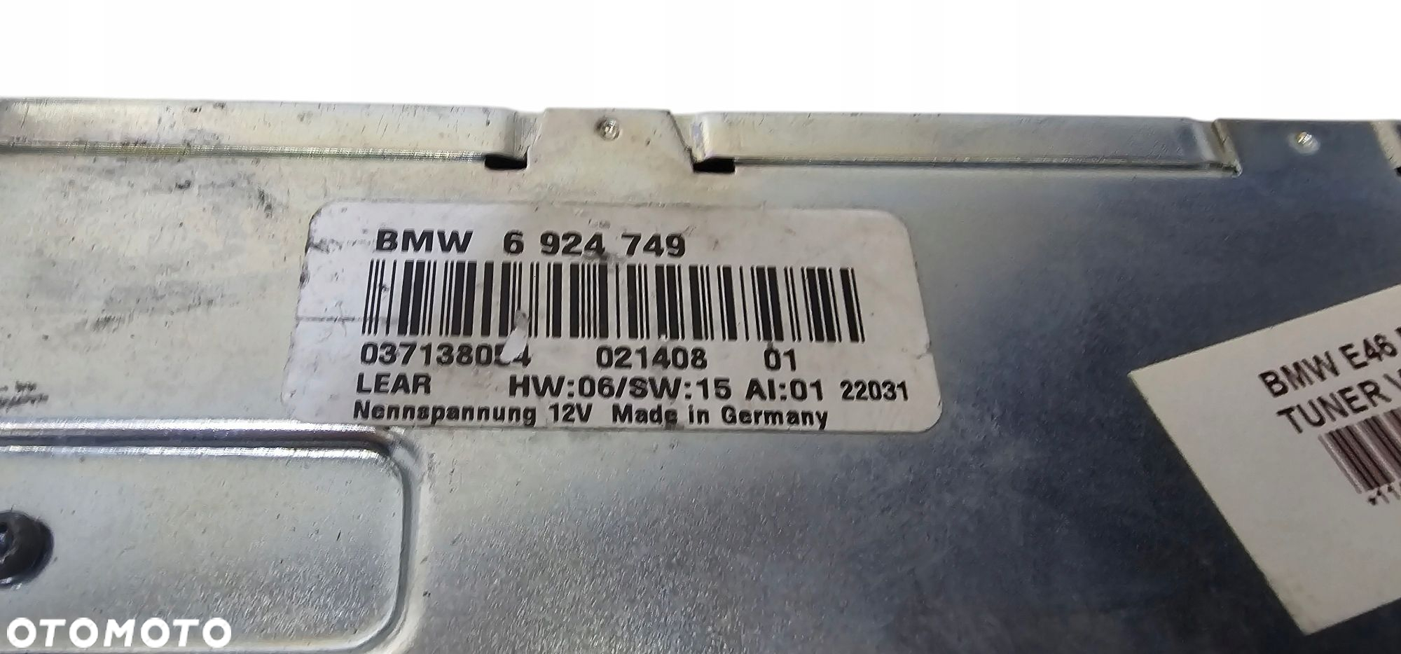 Bmw E38 E39 E46 X5 E53 X3 E83 Moduł Tuner Wzmacniacz Radia Video Tv 6924749 - 8