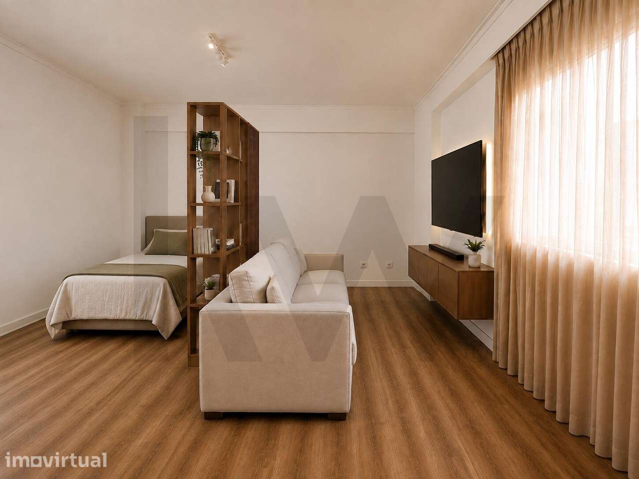 T0 Remodelado com Varanda em Agualva-Cacém - Grande imagem: 4/16