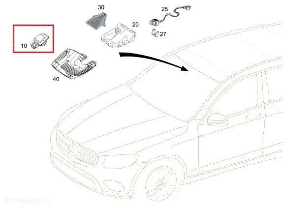 MERCEDES A-KLASA GLA EQA Lacznik stabilizatora - 6