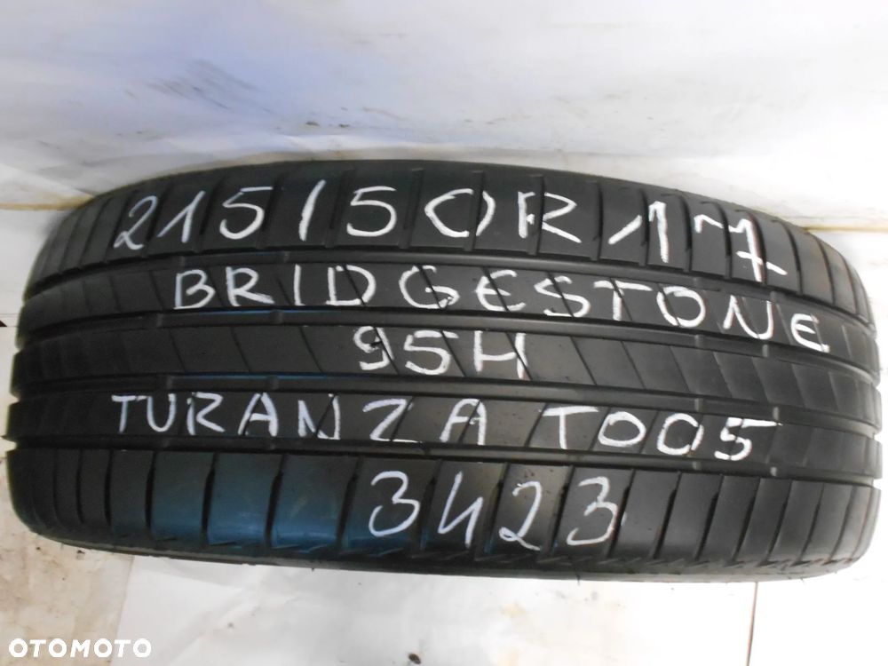 OPONA POJEDYNKA 215/50R17 BRIDGESTONE TURANZA T005 DOT 3423 6.8MM - 1