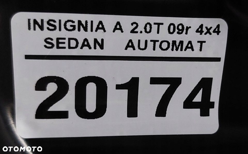 skrzynia biegów opel insignia a 2.0 t 09r automat 220km 4x4 - 6