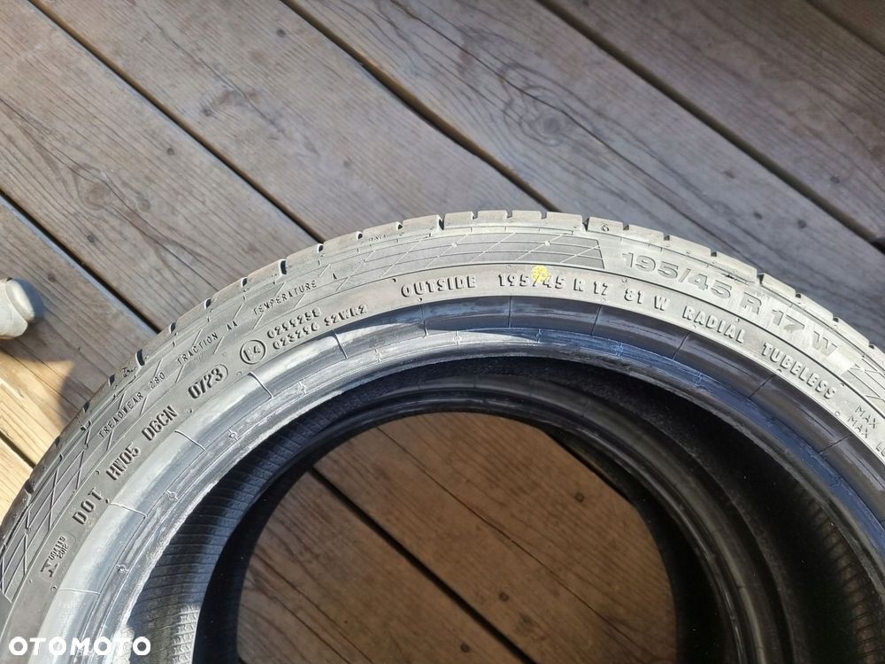 OPONY conti sport contact 5 195/45r17 81w 2023r,6/6.6mm super stan - 11
