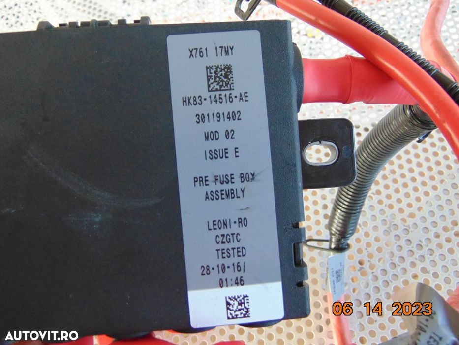 Panou sigurante Jaguar F Pace modul sigurante carcasa siguranta bateri - 2