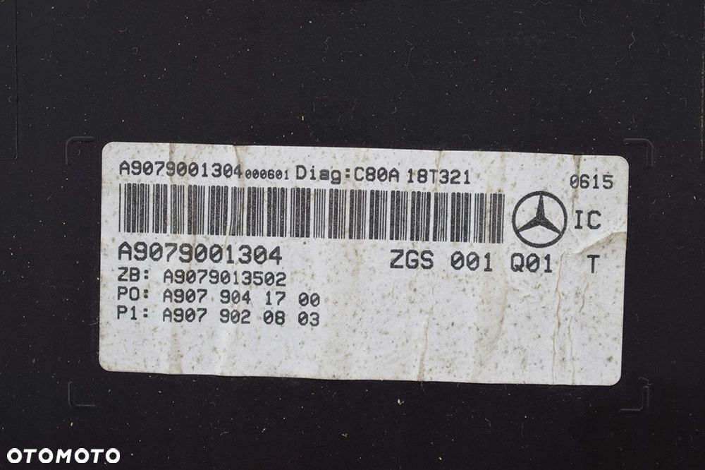 licznik mercedes sprinter w907 a9079001304 - 5